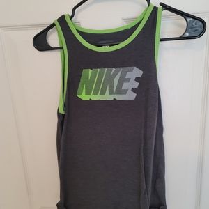 Gray Nike tank top